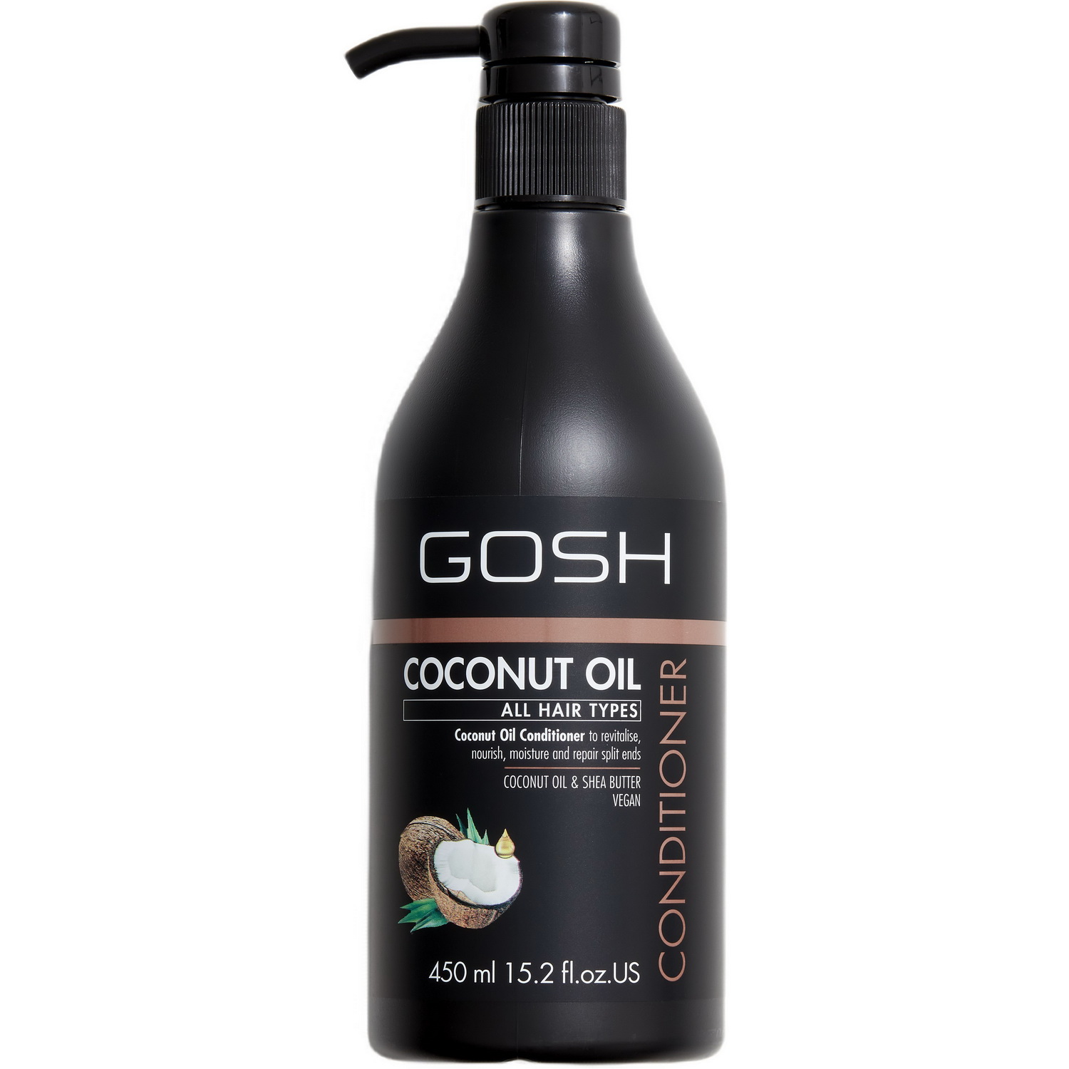 Кондиционер для волос Gosh Coconut Oil, с кокосовым маслом, 450 мл - фото 1
