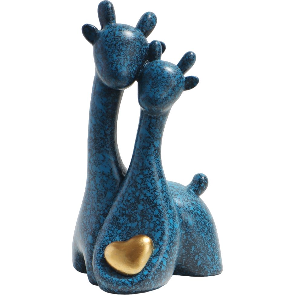 Декоративная статуэтка MBM My Home Жирафы синие (DH-ST-20 BLUE) - фото 1