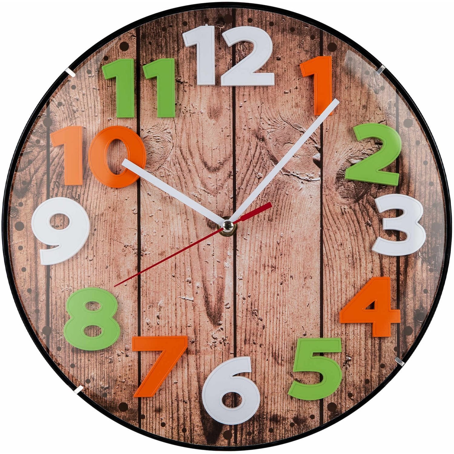 Часы настенные Technoline WT7435 Wood Brown (WT7435) - фото 1