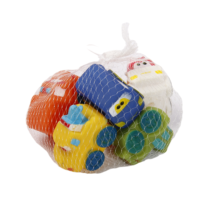 Набор игрушек для купания Lindo Машинки, с пищалками, 6 шт. (37-25) - фото 2