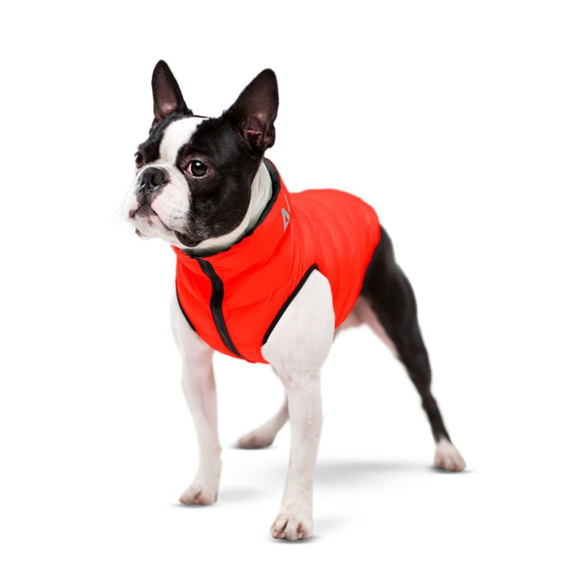 Курточка для собак AiryVest двостороння, S40, червоно-чорна - фото 2