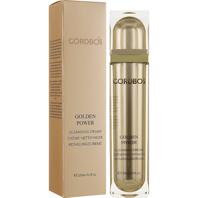 Очищуючий крем для обличчя Gordbos Golden Power Cleansing Cream, 120 мл - фото 1