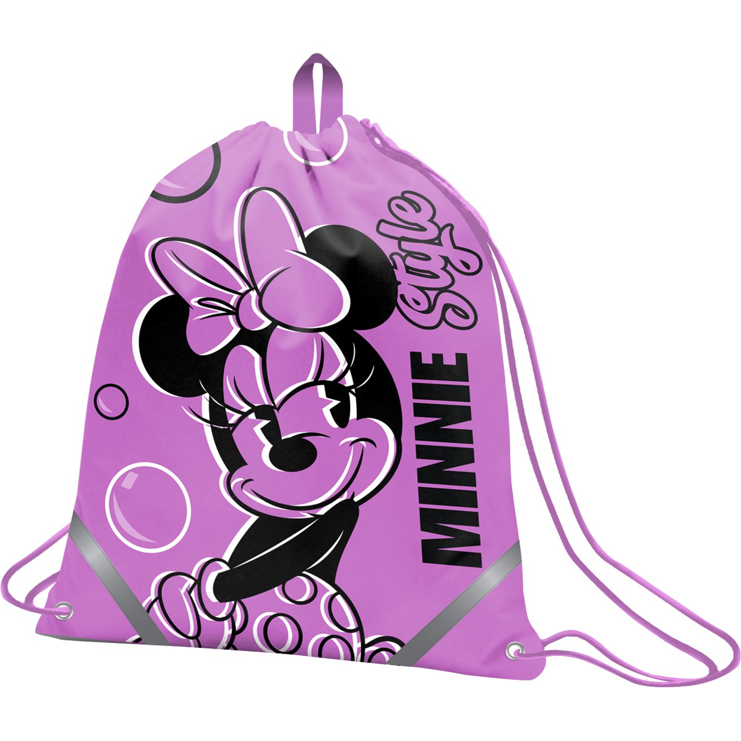 Сумка для обуви Yes SB-10 Minnie Mouse, лиловая (533158) - фото 1