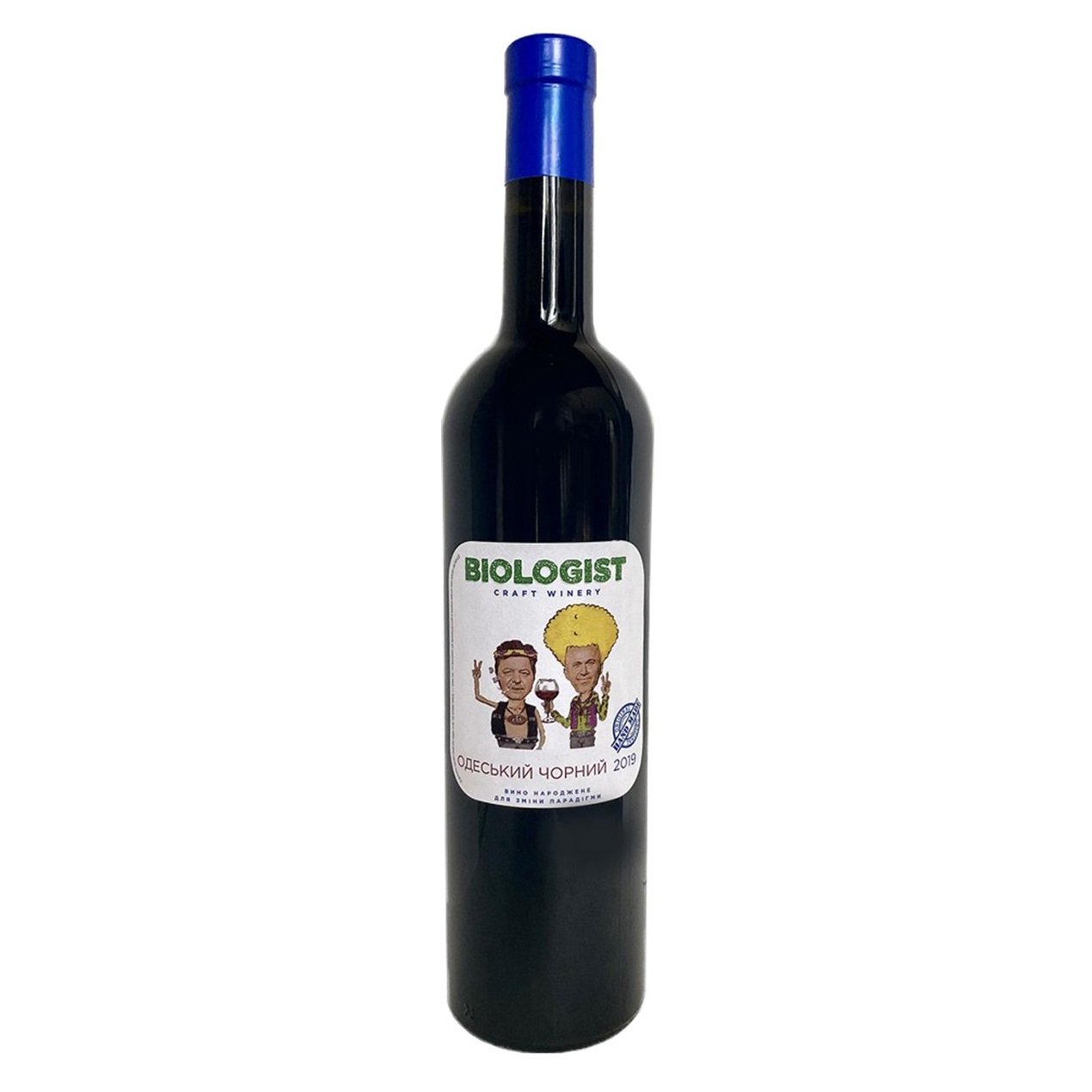 Вино Biologist Одеський Чорний нефільтроване, червоне, сухе, 0,75 л (8000019451009) - фото 1