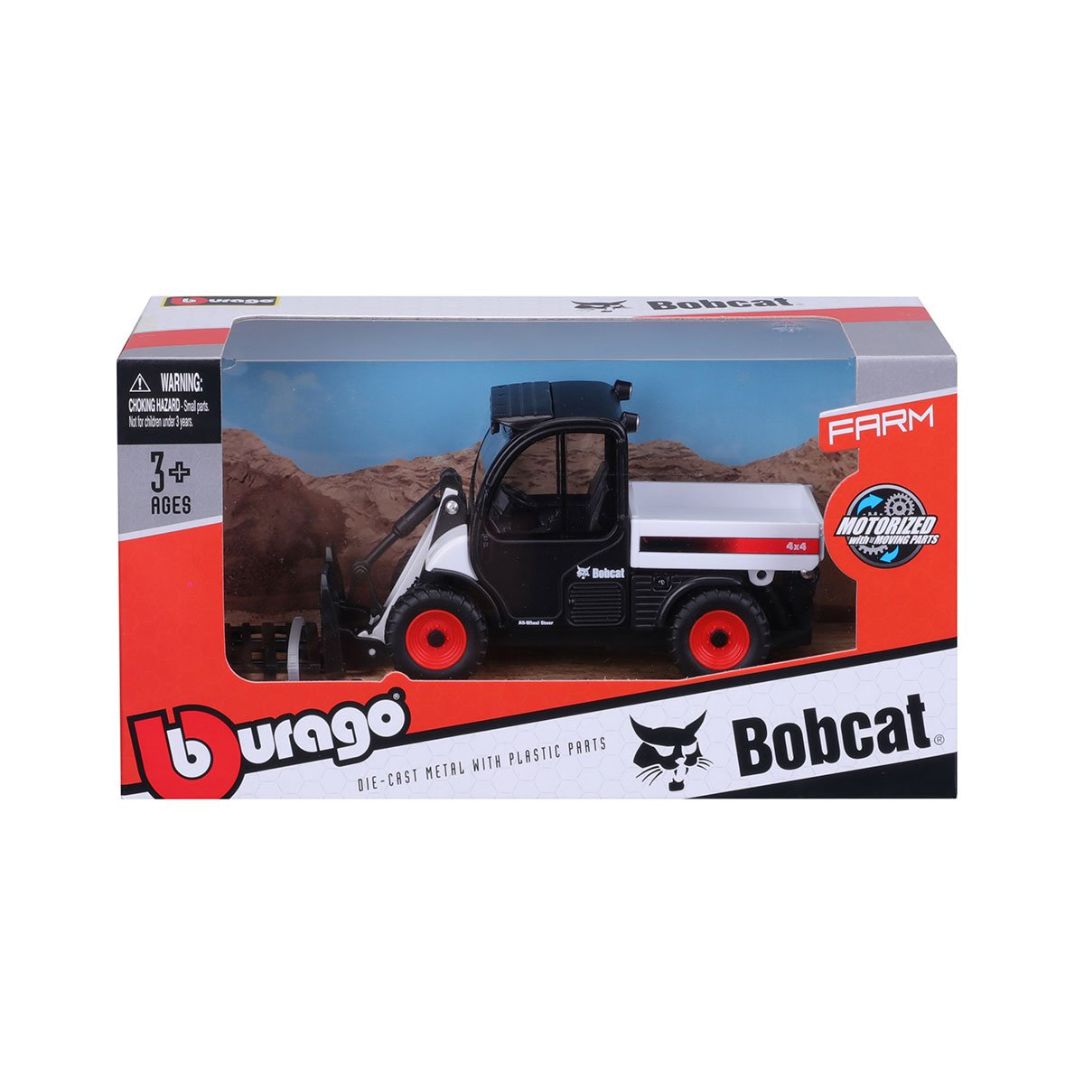 Автомодель Bburago Навантажувач Bobcat Toolcat 5600 (18-31806) - фото 4