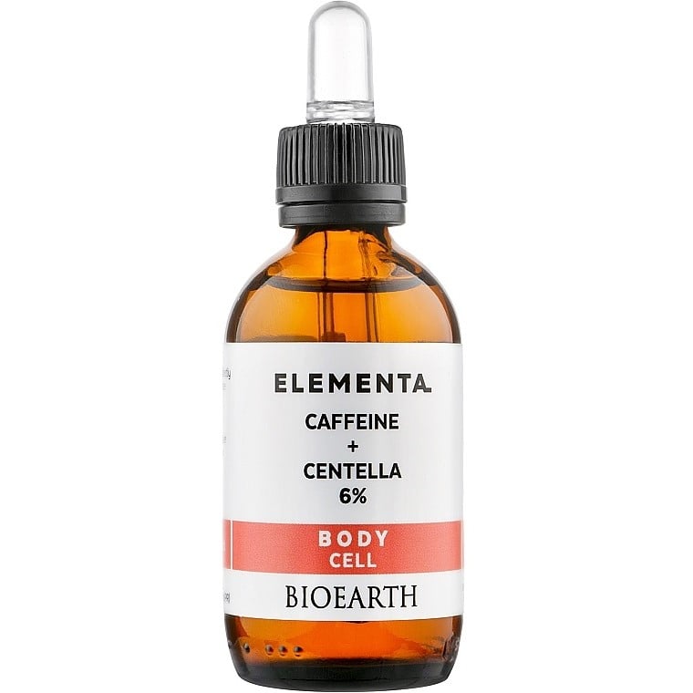 Сыворотка для тела против целлюлита Bioearth Elementa Caffeine Centella 6% 50 мл - фото 1