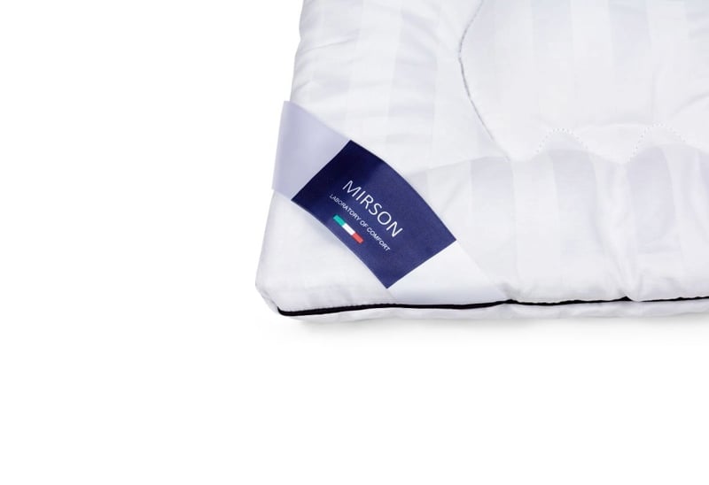 Одеяло антиаллергенное MirSon Royal Pearl Hand Made EcoSilk №066, демисезонное, 220x240 см, белое - фото 4