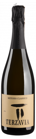 Игристое вино Marco De Bartoli Terzavia Metodo Classico 2018, белое, экстра-брют, 11,5%, 0,75 л - фото 1