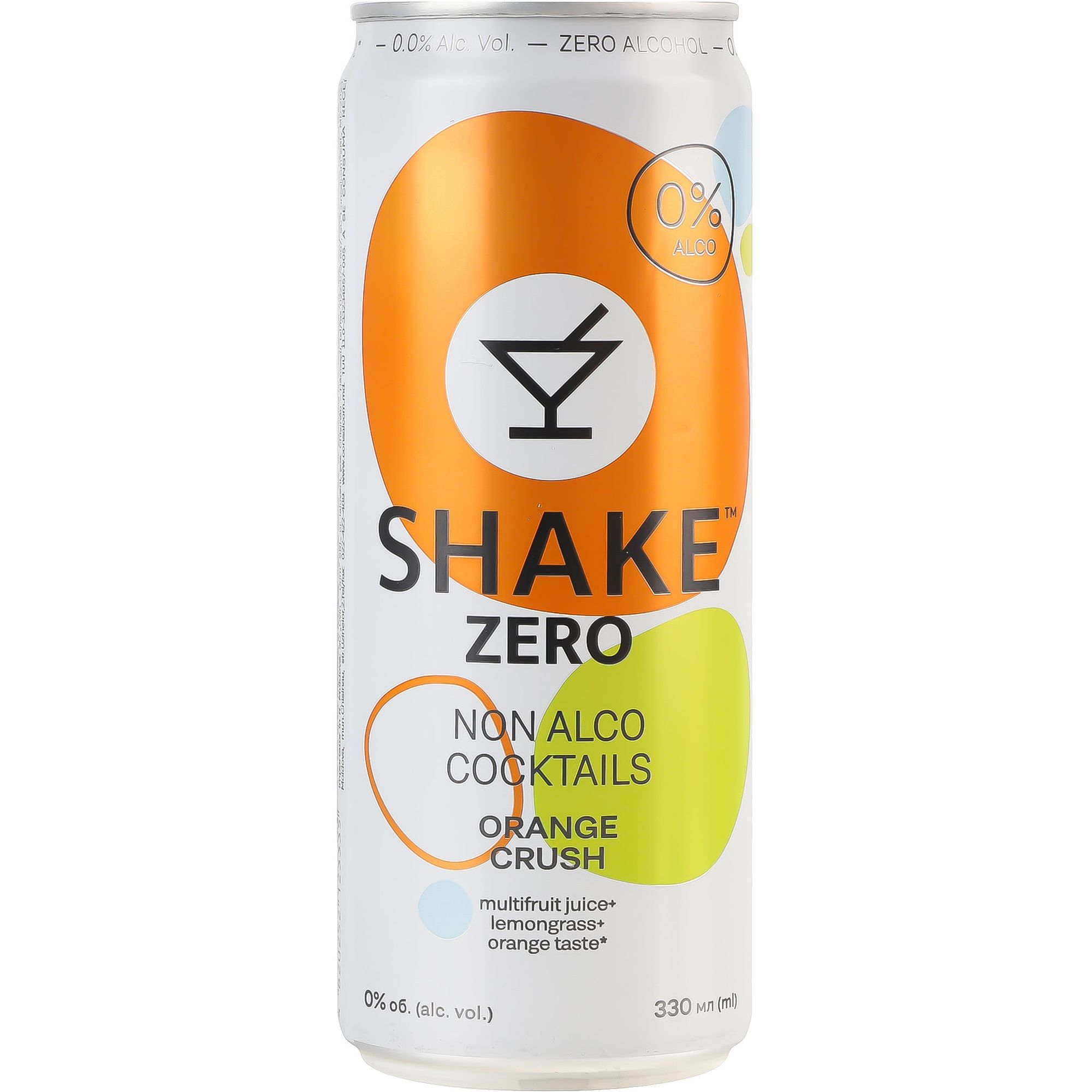 Напиток сокосодержащий Shake Zero Orange Crush 330 мл (956211) - фото 1