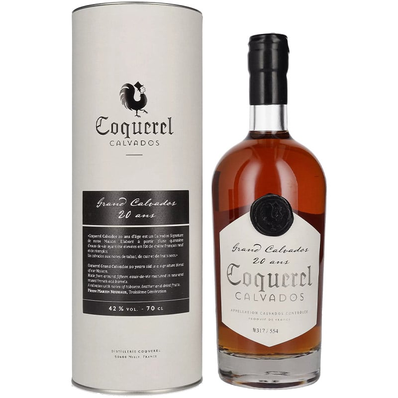 Кальвадос Coquerel 20 yo 42% 0.7 л у подарунковій упаковці - фото 1