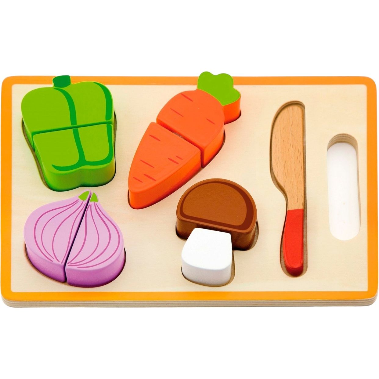 Игрушечные продукты Viga Toys Деревянные овощи (50979) - фото 1