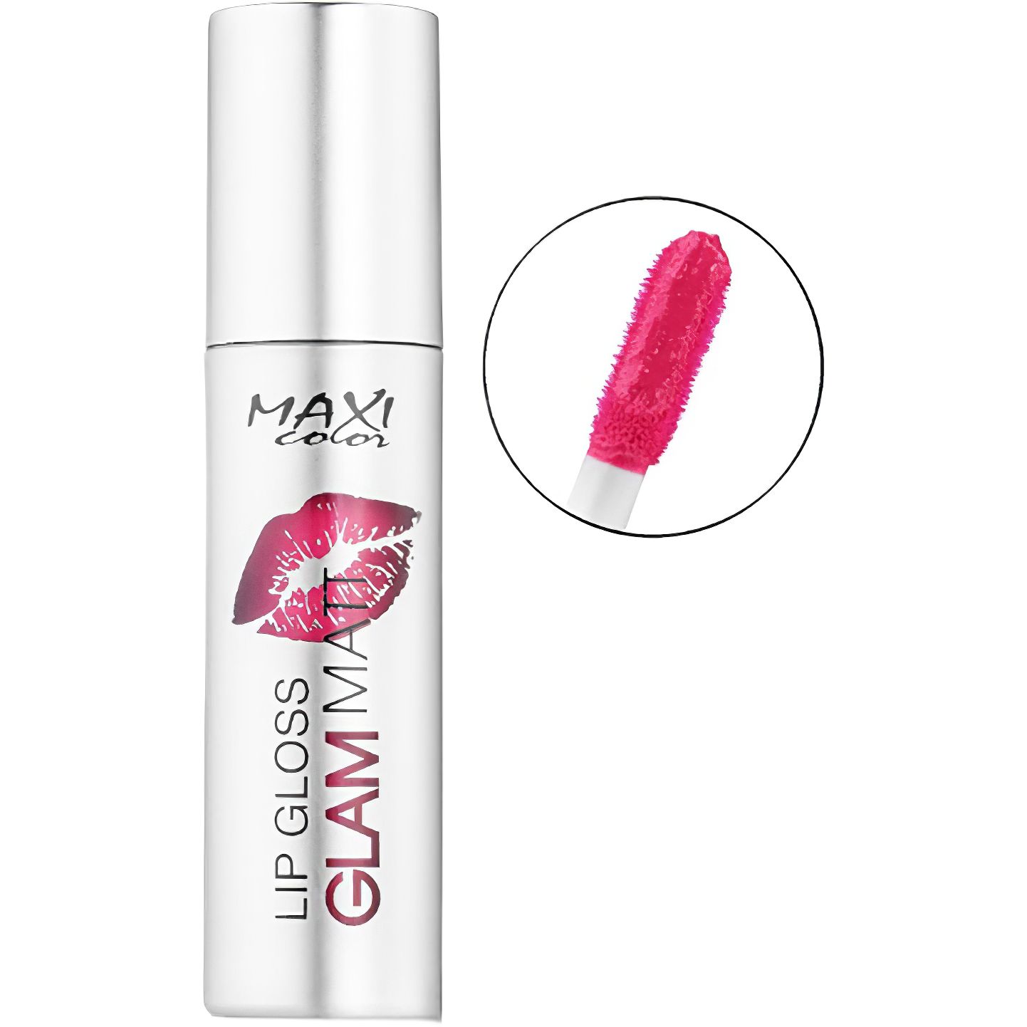 Жидкая матовая помада Maxi Color Lip Gloss Glam Matt тон 03 (Бархатная роза) 4.5 мл - фото 1