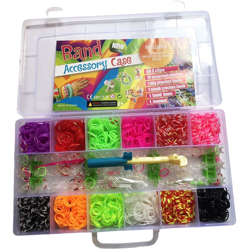 Набір гумок для плетіння G-Toys 12 кольорів в коробці (1667979516) - фото 3