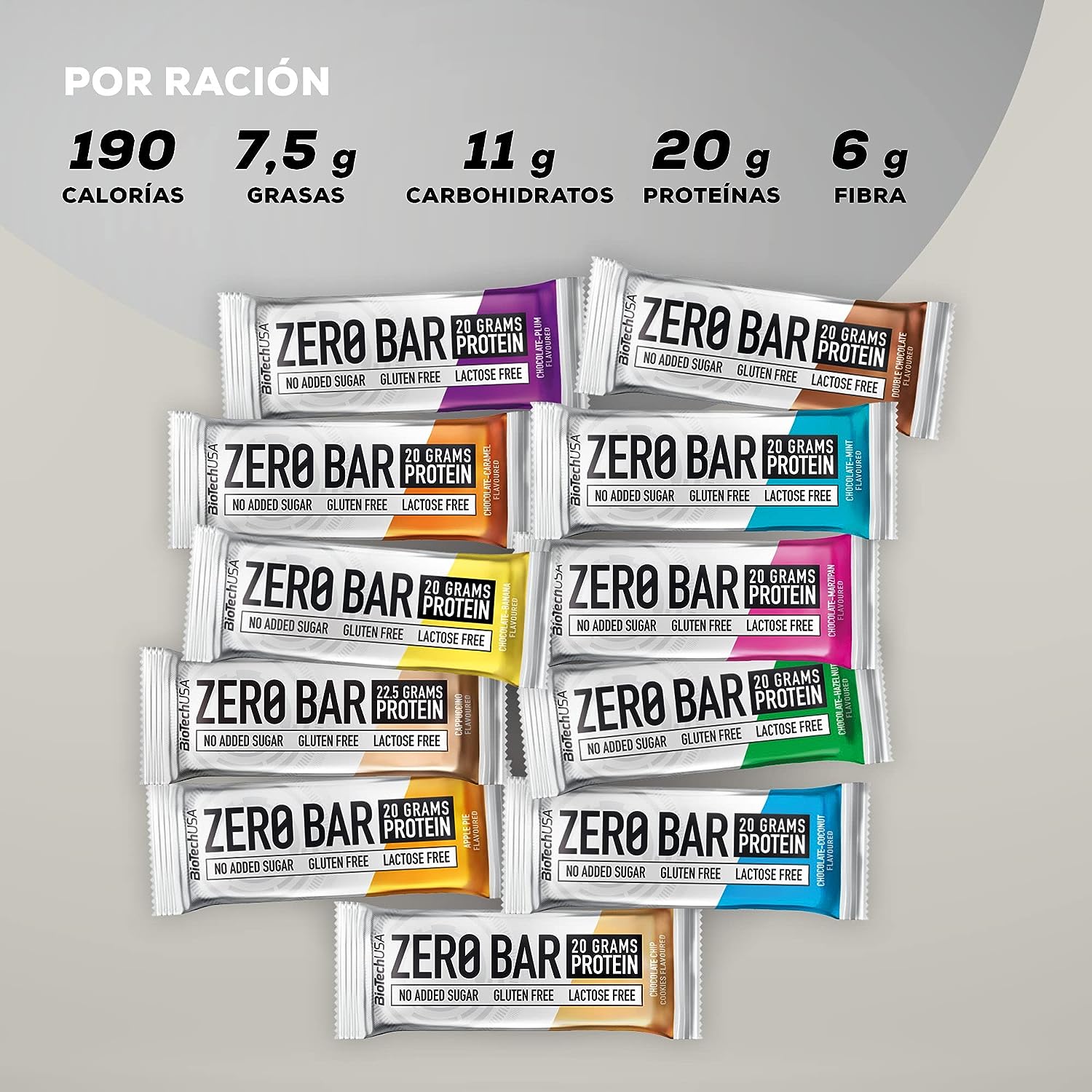 Батончики BioTech Zero Bar Flavour Mix 500 г (10 шт. по 50 г) - фото 4
