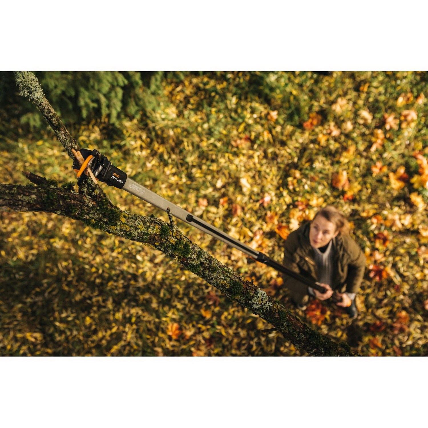 Сучкорез плоскостной высотный Fiskars PowerGear UPX86, телескопический, 240-400 см (1023624) - фото 7