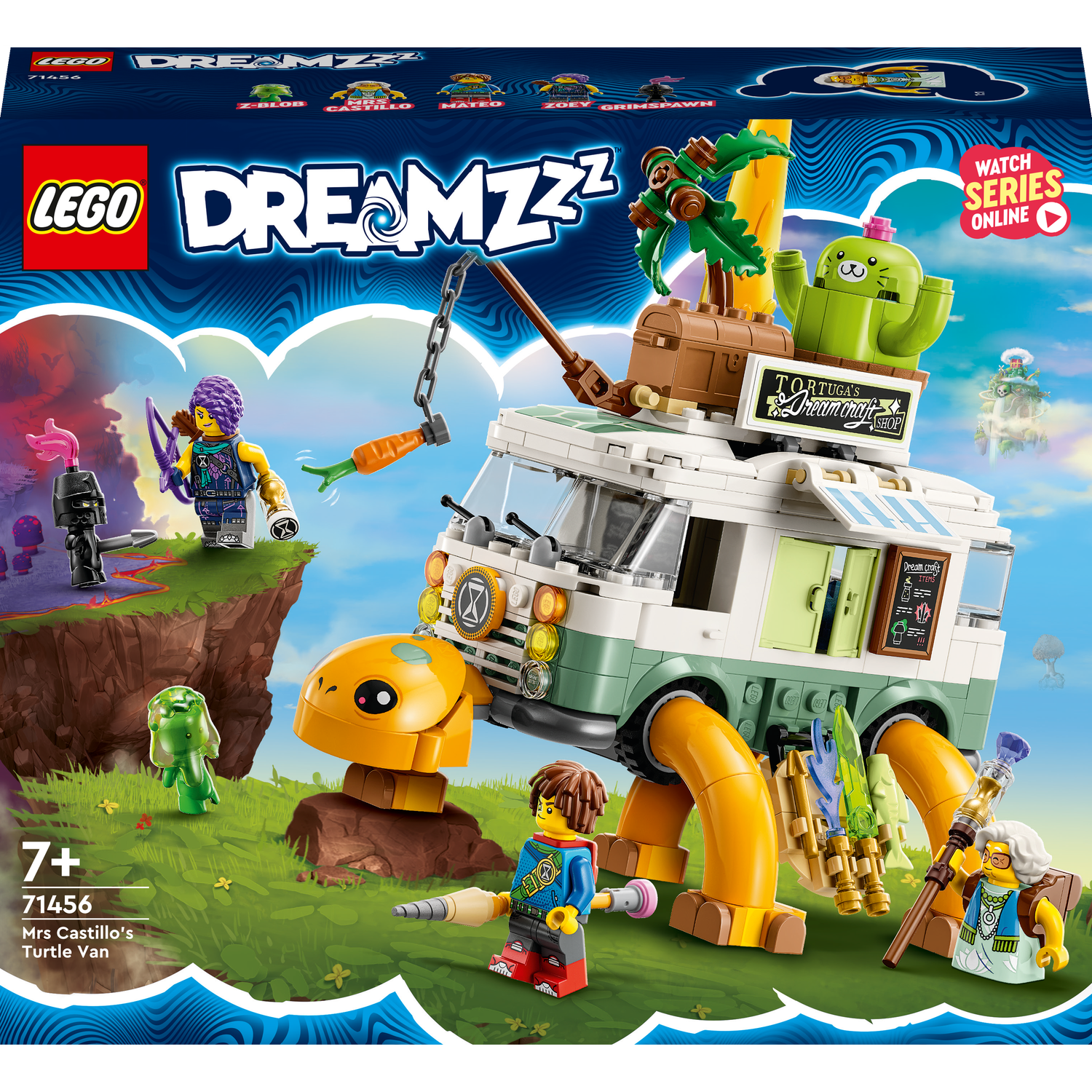 Конструктор LEGO DREAMZzz Фургон Черепаха миссис Кастильо 434 детали (71456) - фото 1