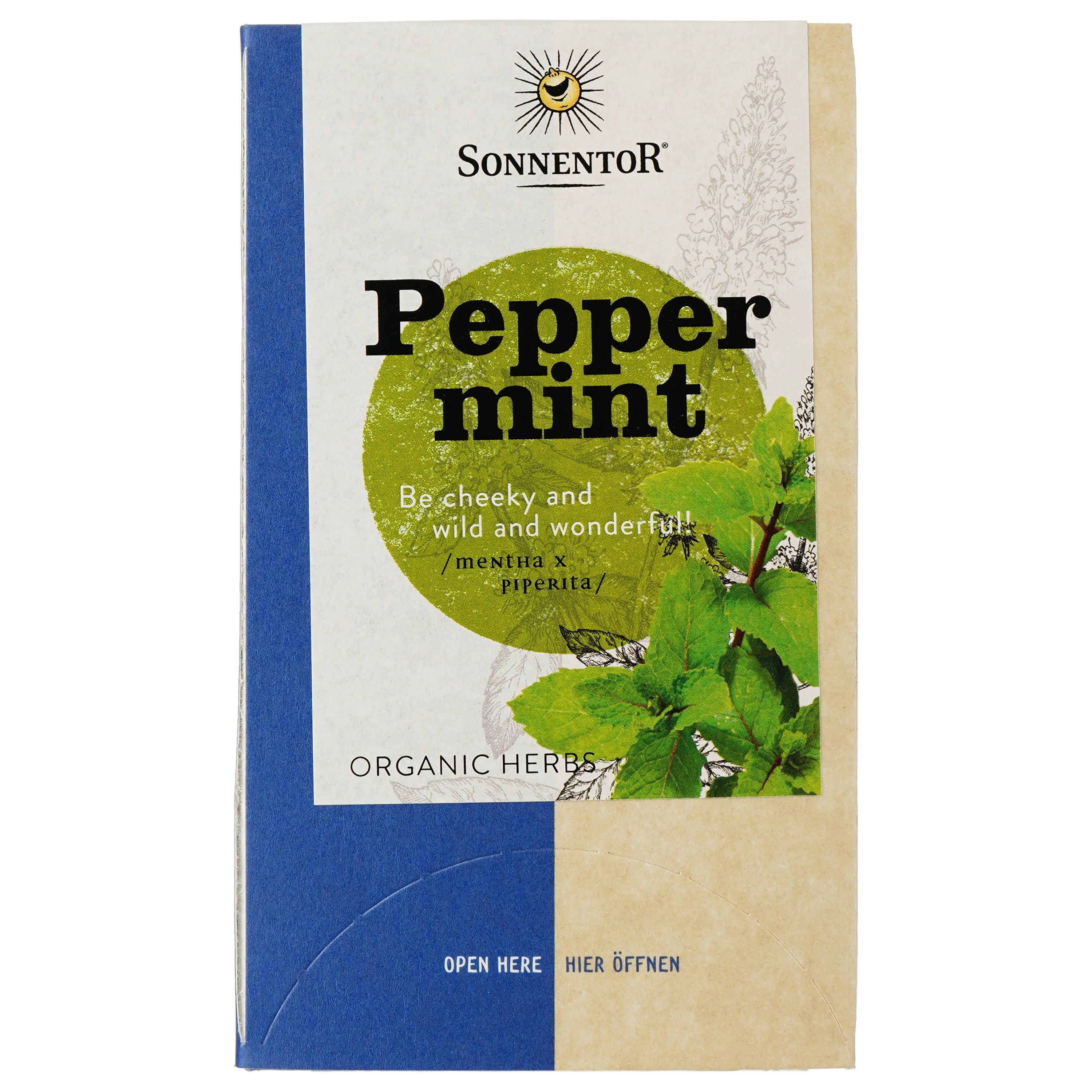 Чай травяной Sonnentor Мята органический, 18 пакетиков - фото 1