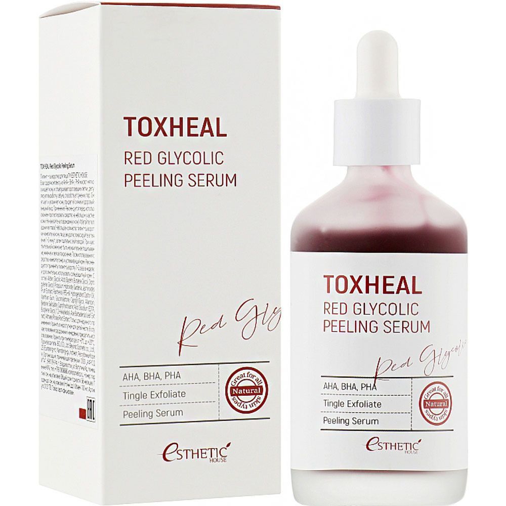 Пілінг-сироватка Esthetic House Toxheal Red Glycolic Peeling Serum глікогелева, 100 мл - фото 1