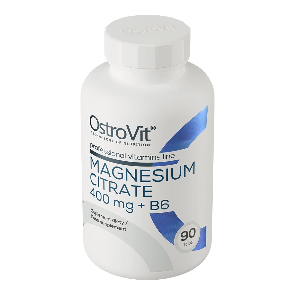 Витамины и минералы OstroVit Magnesium Citrate 400 + B6 90 таблеток - фото 2