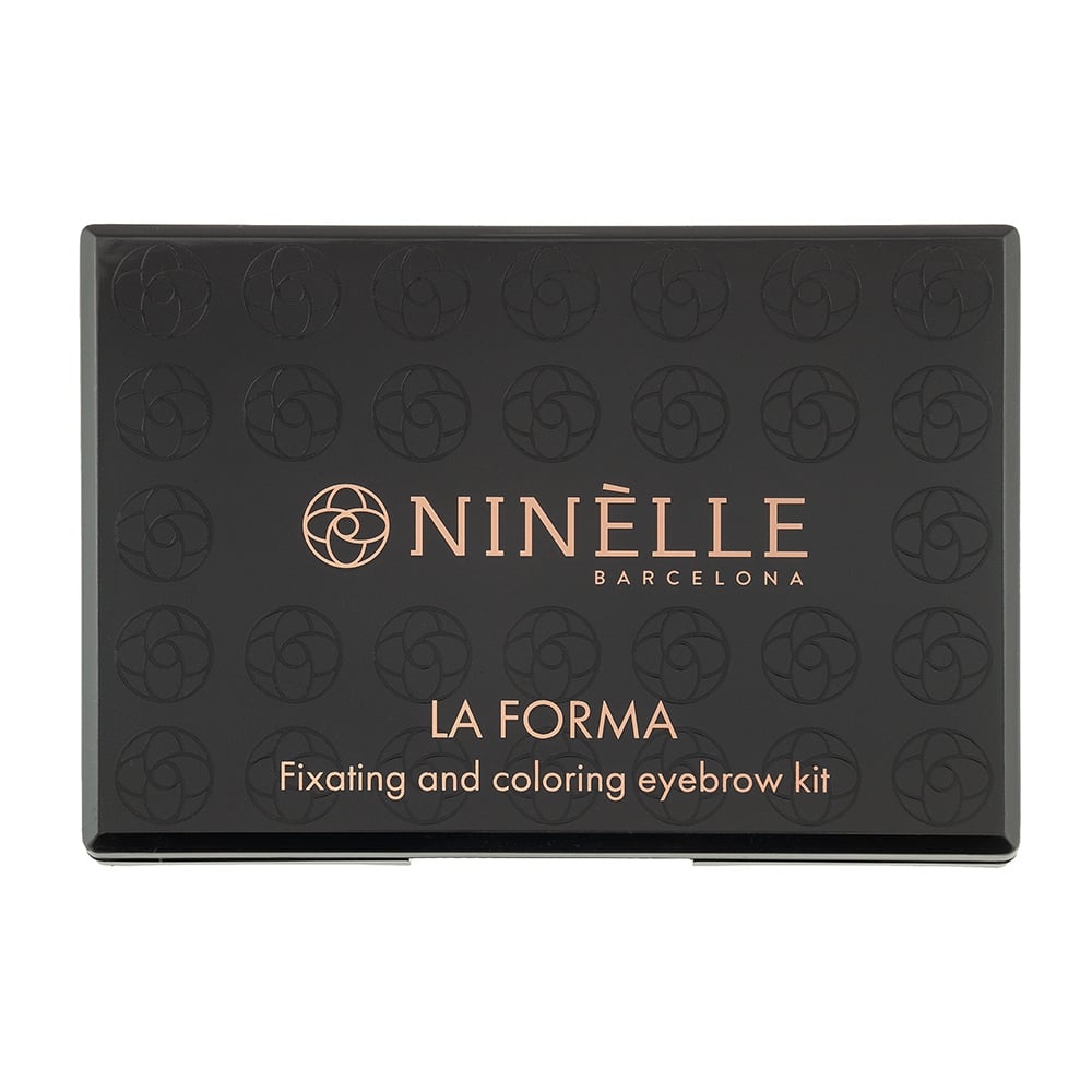 Набор Ninelle Barcelona La Forma для фиксации и окрашивания бровей тон 651 коричневый 5.2 г (27285) - фото 1