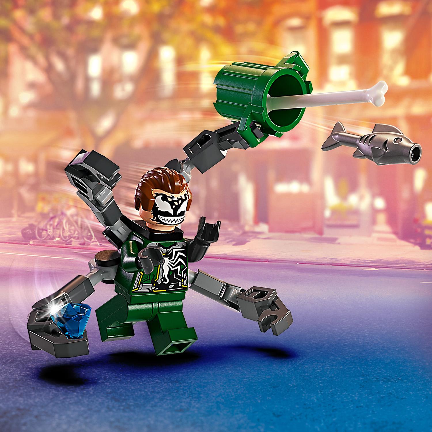Конструктор LEGO Super Heroes Погоня на мотоциклах Человек-Паук vs. Доктор Осьминог 77 детали (76275) - фото 6