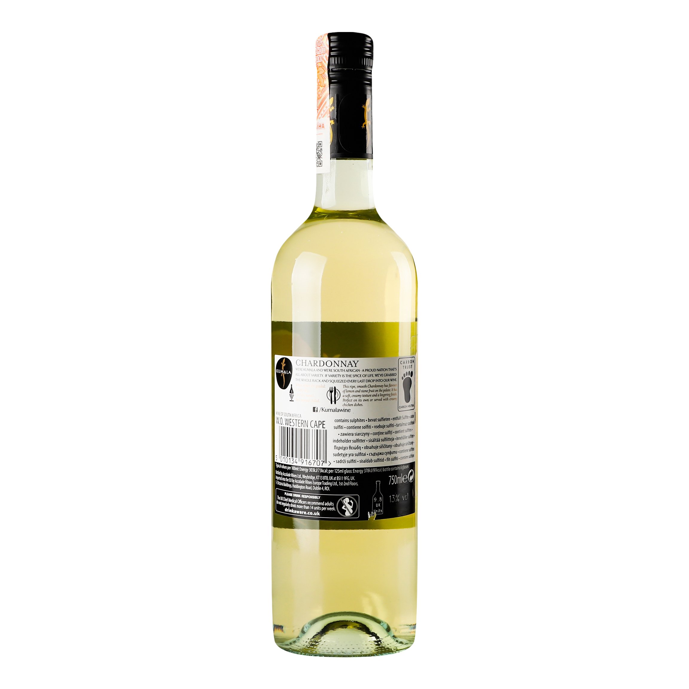 Вино Kumala Chardonnay, 13%, 0,75 л - фото 4
