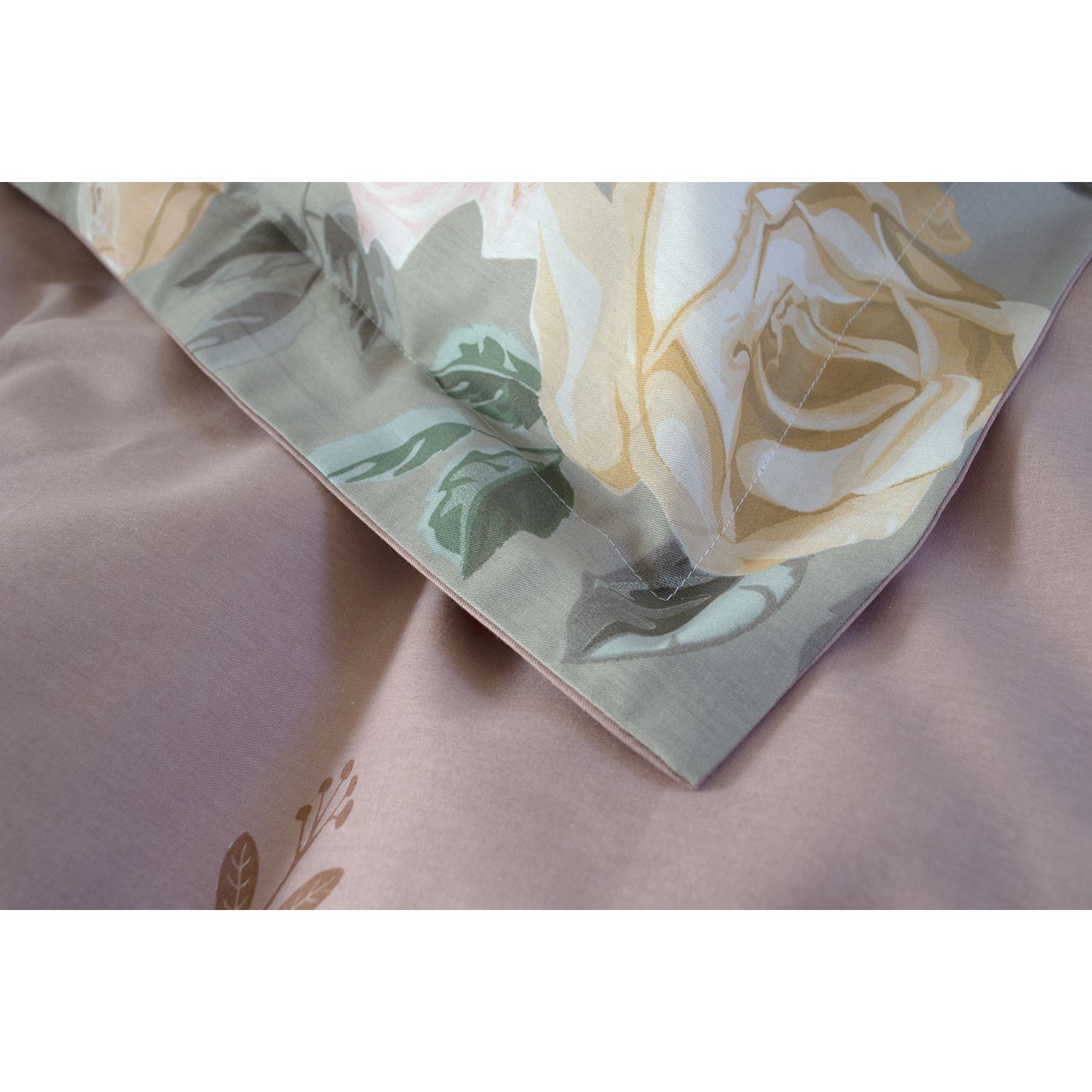 Постельное белье Lotus Home Alina сатин евро разноцветное (svt-2000022329712) - фото 4