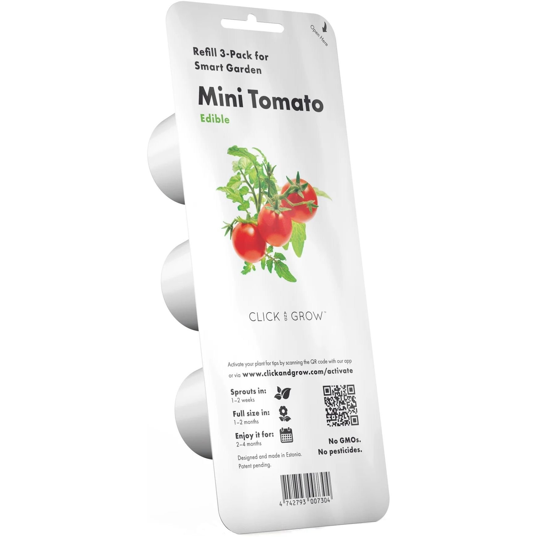 Сменный картридж Click & Grow Smart Garden Мини-томаты, 3 капсулы (7304) - фото 1