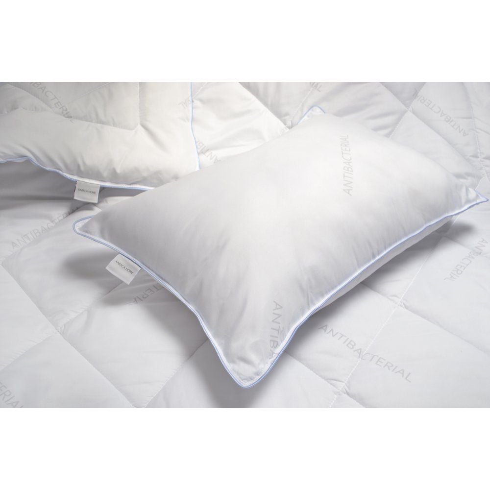 Одеяло с подушкой Karaca Home Antibacterial, 215х155 см, белое (svt-2000022285735) - фото 3
