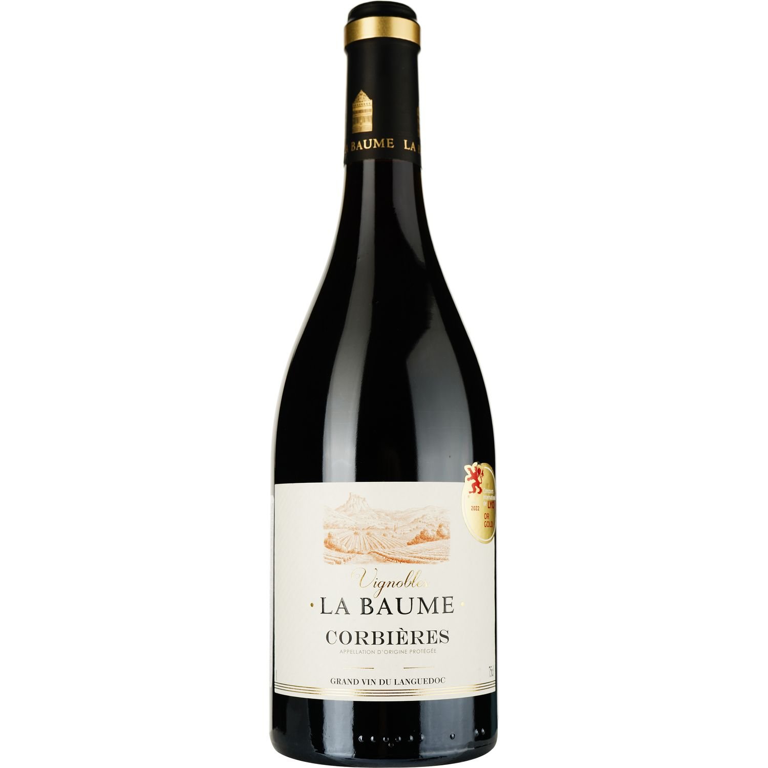 Вино Domaine De La Baume Vignobles La Baume Corbieres AOP 2020 червоне сухе 0.75 л - фото 1