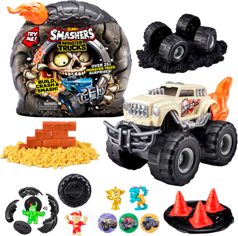 Іграшка в наборі Zuru Smashers Monster Wheels з аксесуарами (74103B) - фото 1