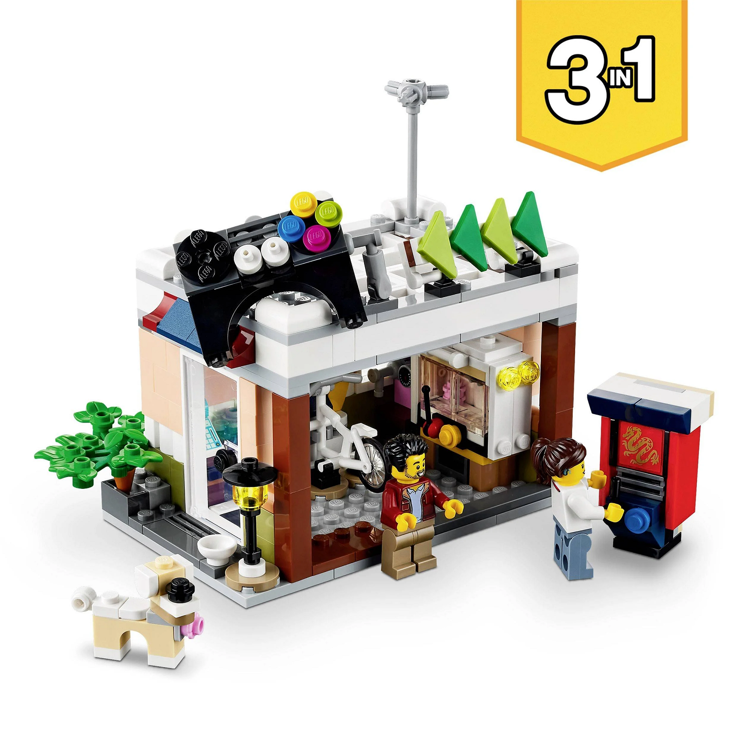 Конструктор LEGO Creator Магазин локшини в центрі міста, 569 деталь (31131) - фото 7