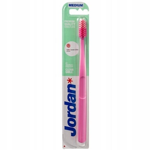 Зубна щітка Jordan Clean Smile, рожевий - фото 1