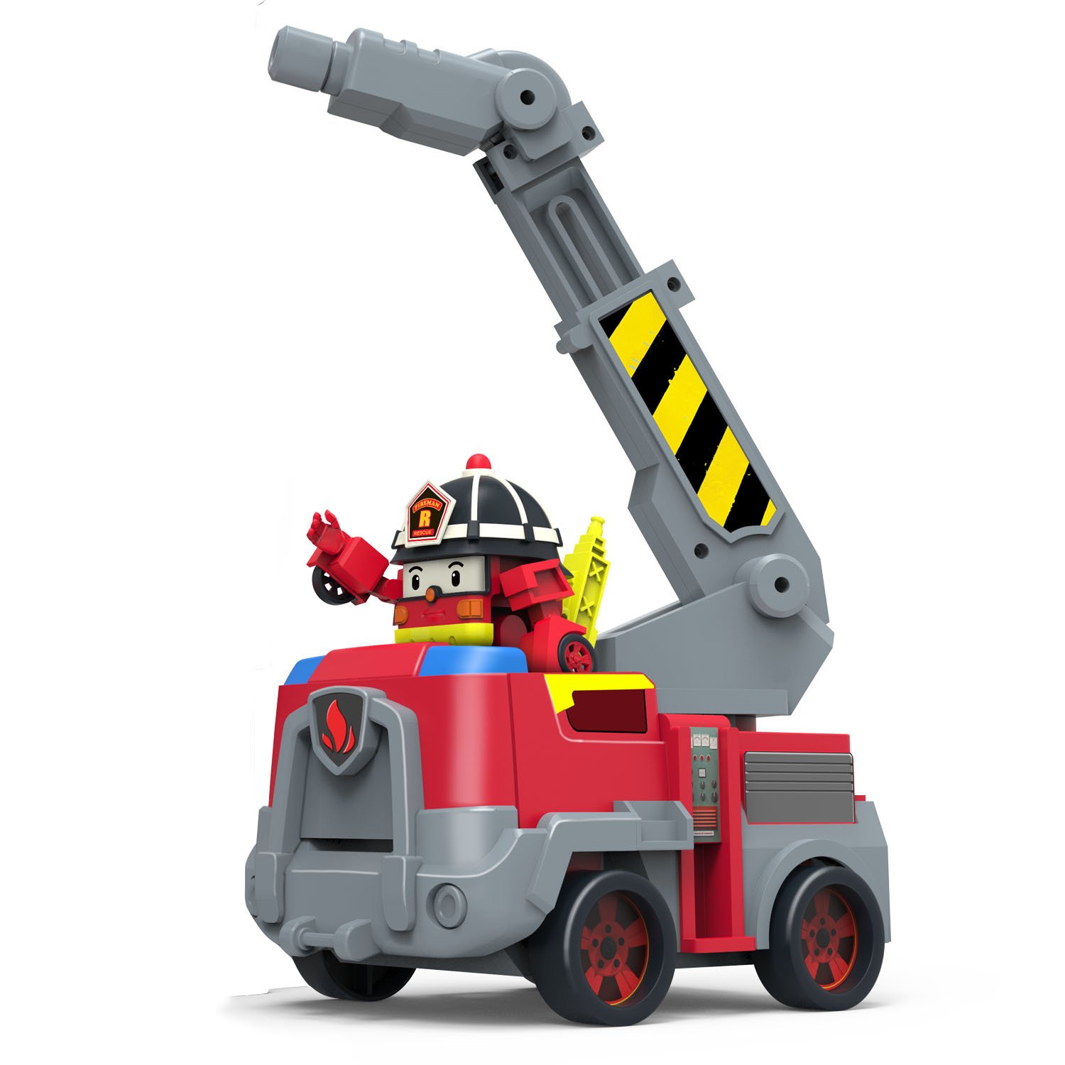 Игровой набор Robocar Poli Пожарная станция, фигурка Рой в комплекте (83409) - фото 4