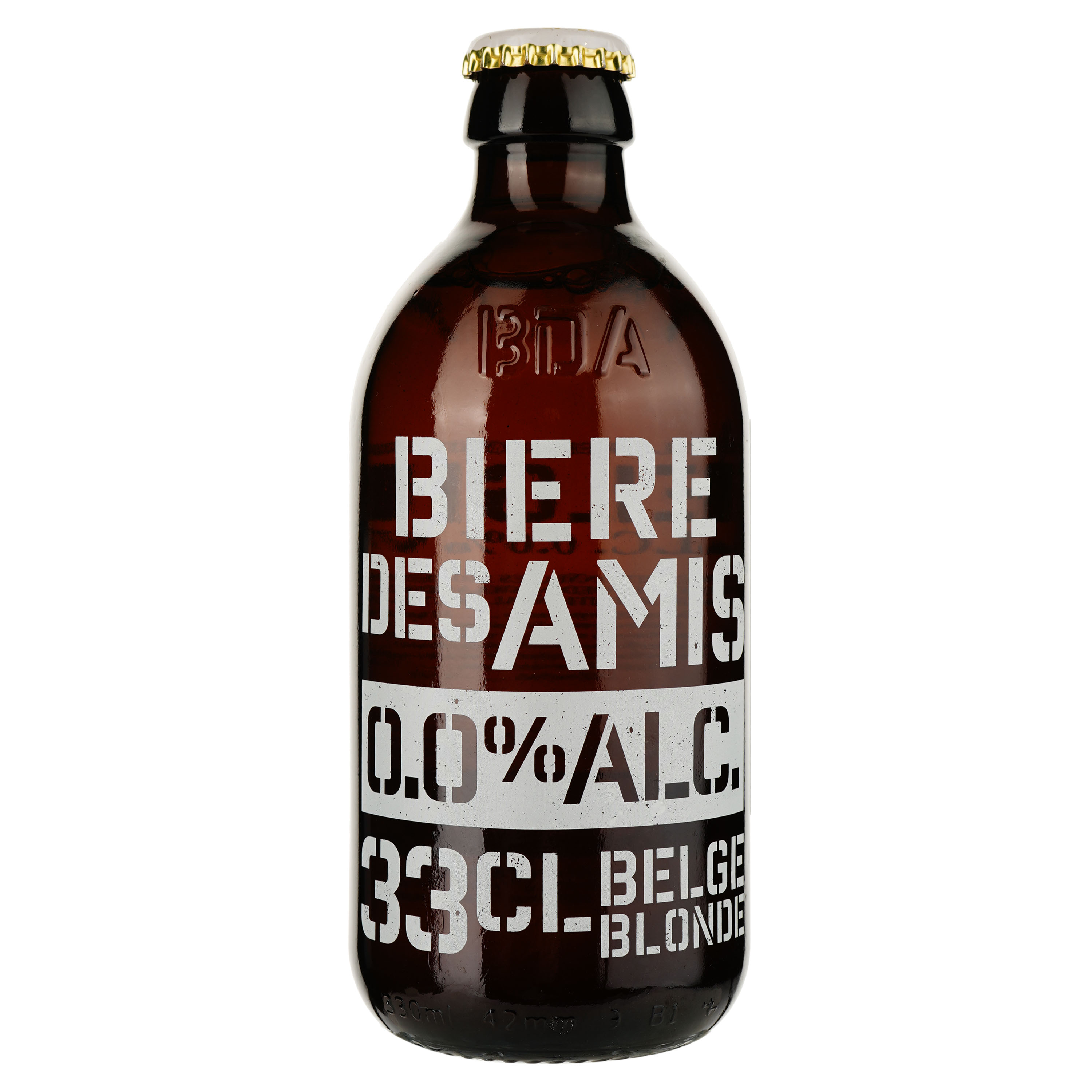 Пиво Biere des Amis світле безалкогольне, 0,33 л (878766) - фото 1