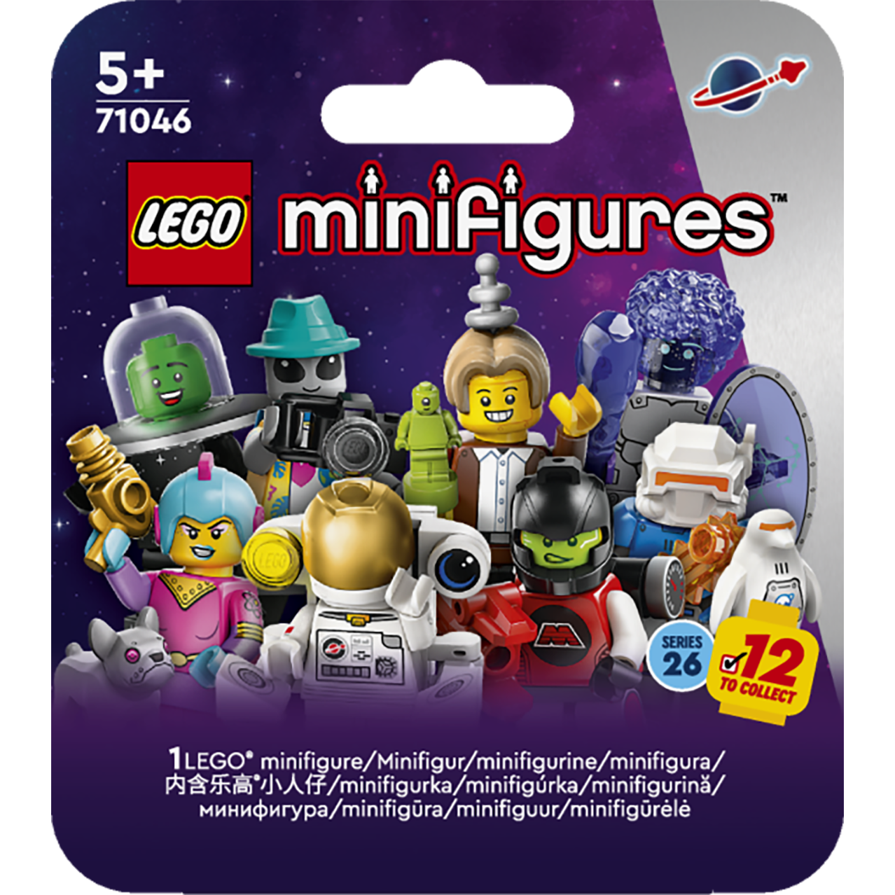Конструктор LEGO Minifigures Космос Серия 26, деталей (71046) - фото 1