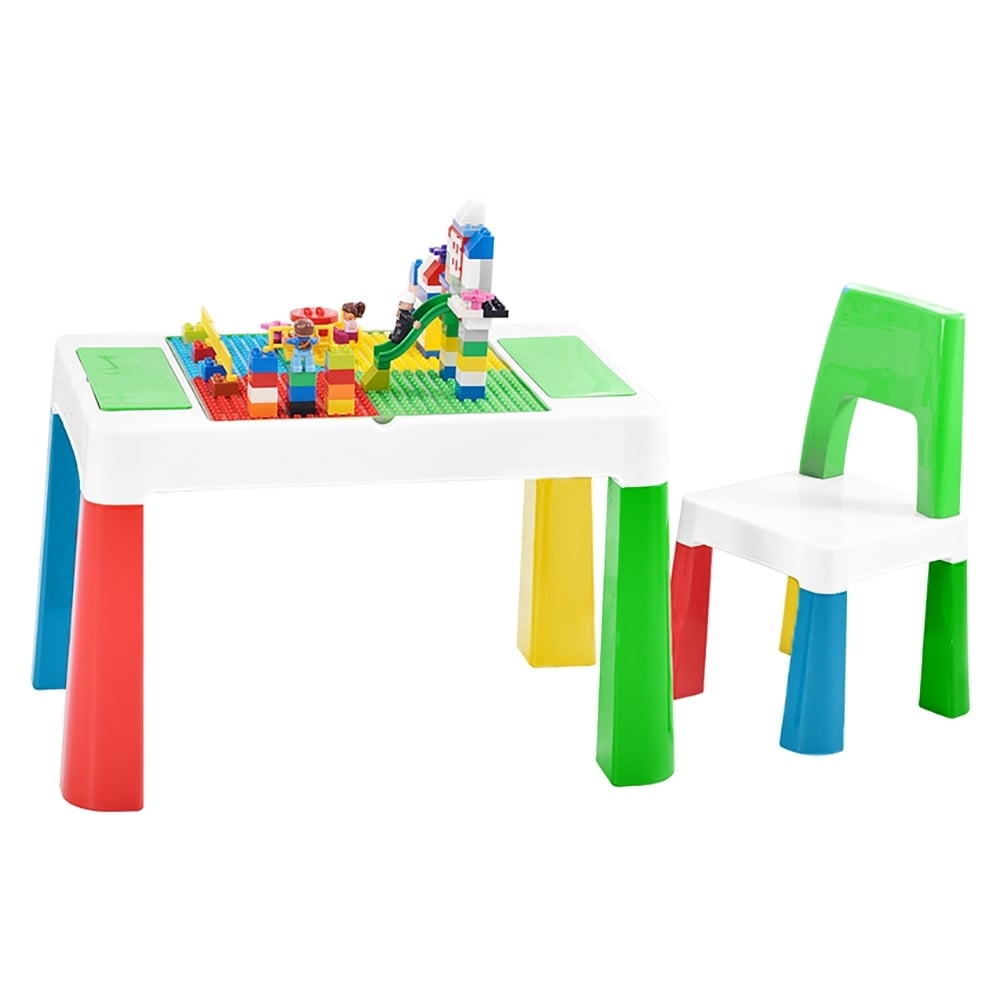 Дитячий функціональний столик і стільчик Poppet 5в1, зелений (PP-002G) - фото 3