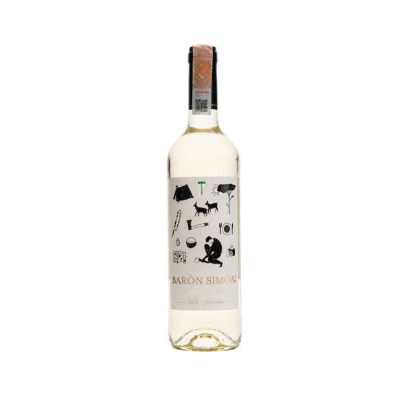 Вино Baron Simon White Semi-sweet біле, напівсолодке, 0,75 л - фото 1