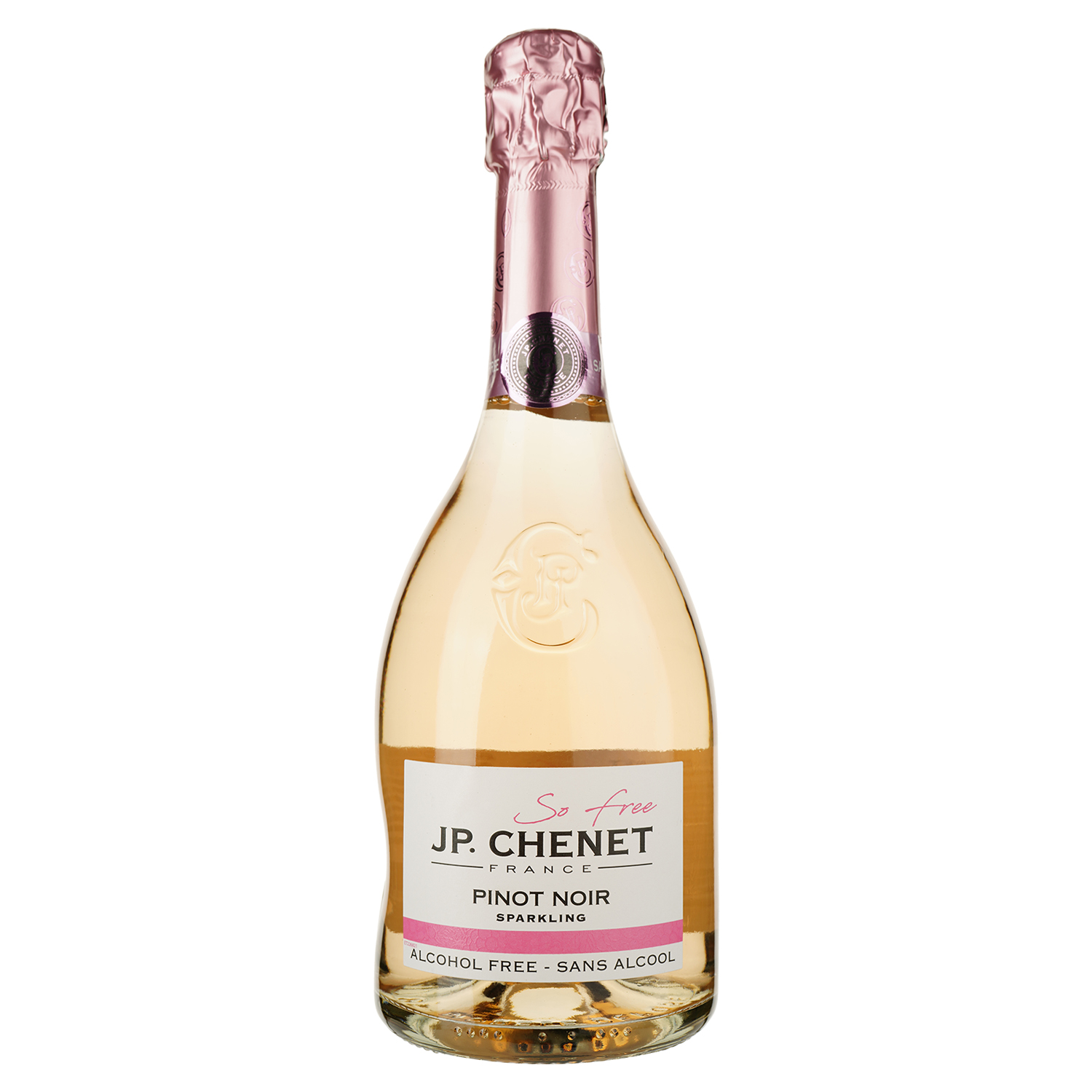 Вино ігристе безалкогольне J.P. Chenet Pino Noir Sparkling рожеве напівсухе 0.75 л - фото 1