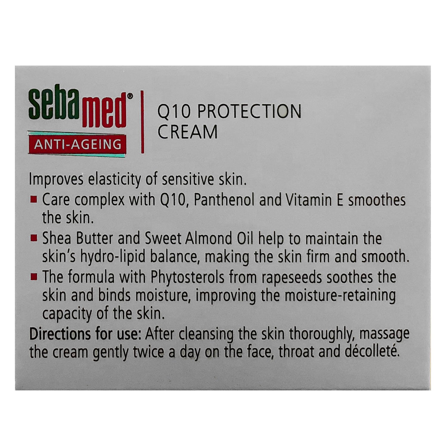 Крем Sebamed Anti-Ageing захисний, Q10, 50 мл - фото 3