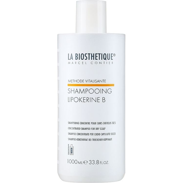 Шампунь для сухих волос La Biosthetique Methode Vitalisante Shampooing Lipokerine B 1000 мл - фото 1