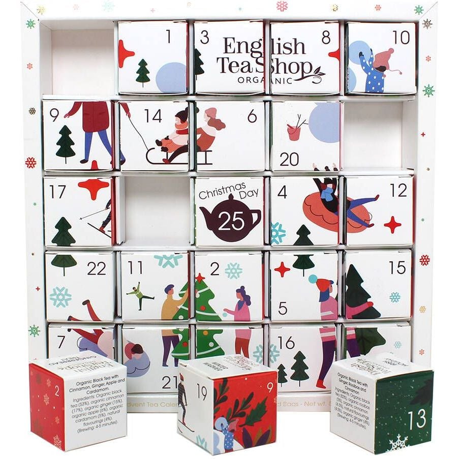 Адвент-календарь English Tea Shop White Ornaments, 50 г (25 шт. х 2 г) (914377) - фото 2