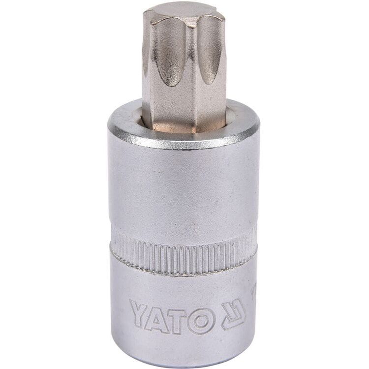 Головка торцевая Yato квадрат 1/2" TORX Т60 L=55 мм (YT-04318) - фото 1