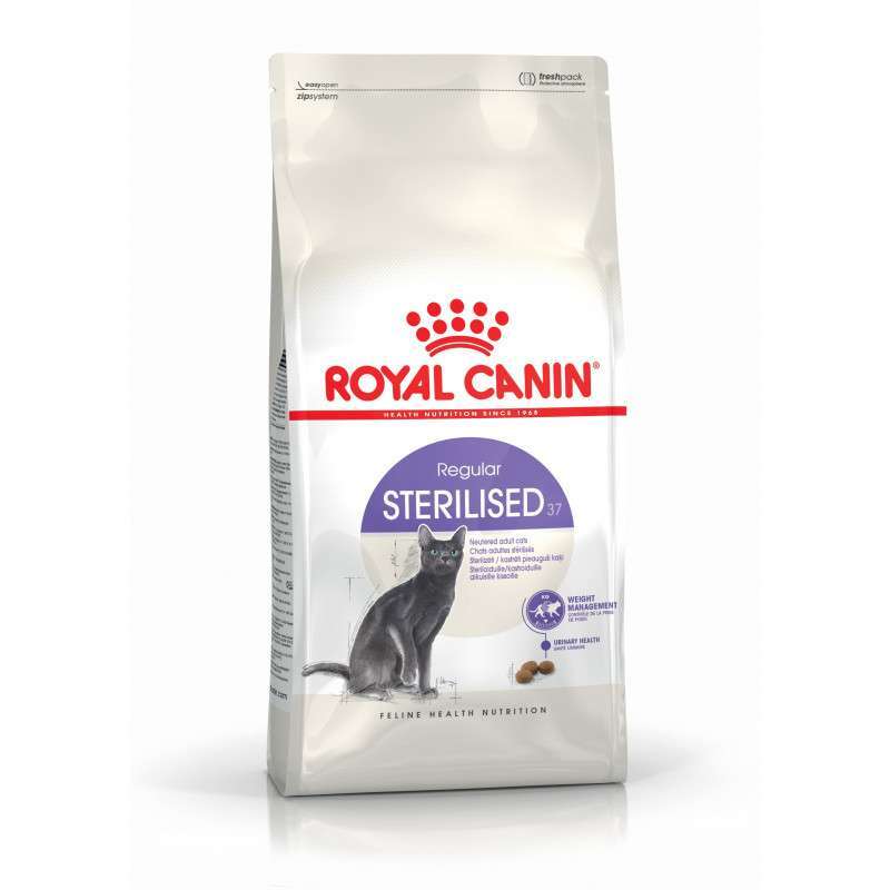 Сухой корм для взрослых стерилизованных кошек и кастрированных котов Royal Canin Sterilised, 2 кг - фото 1