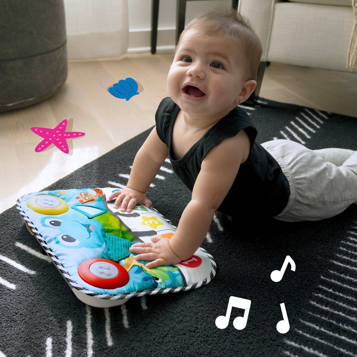 Музыкальная игрушка на кроватку Baby Einstein Neptune`s Kick & Explore (12926) - фото 12