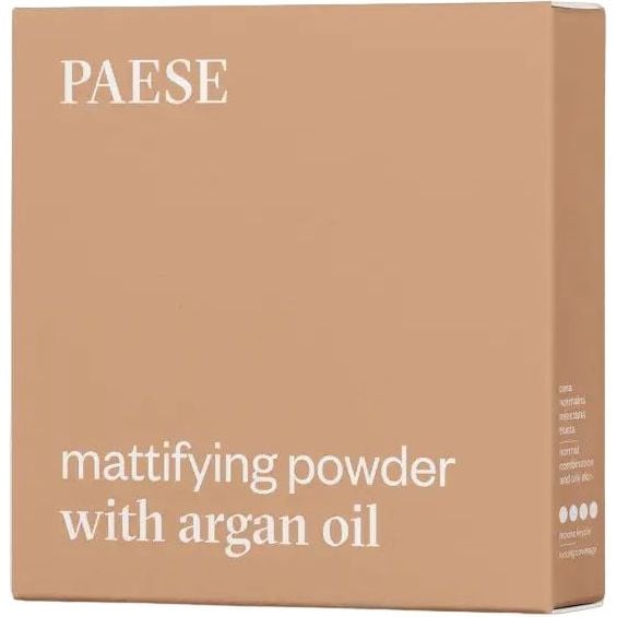 Пудра компактна Paese Mattifying Powder with Argan Oil, матуюча, відтінок 04 (Natural), 8 г - фото 2
