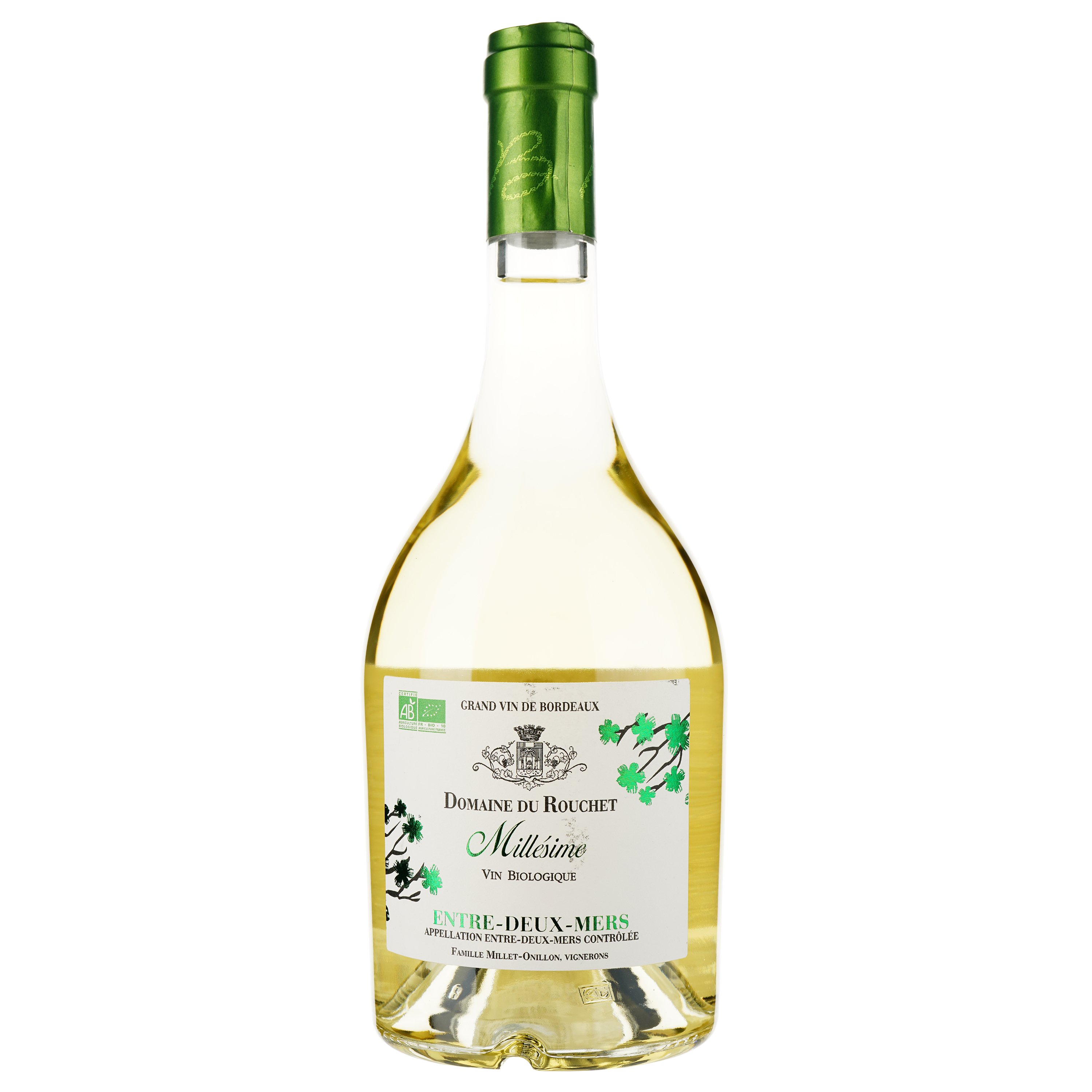 Вино Domaine du Rouchet AOP Entre-Deux-Mers 2022 белое сухое 0.75 л - фото 1