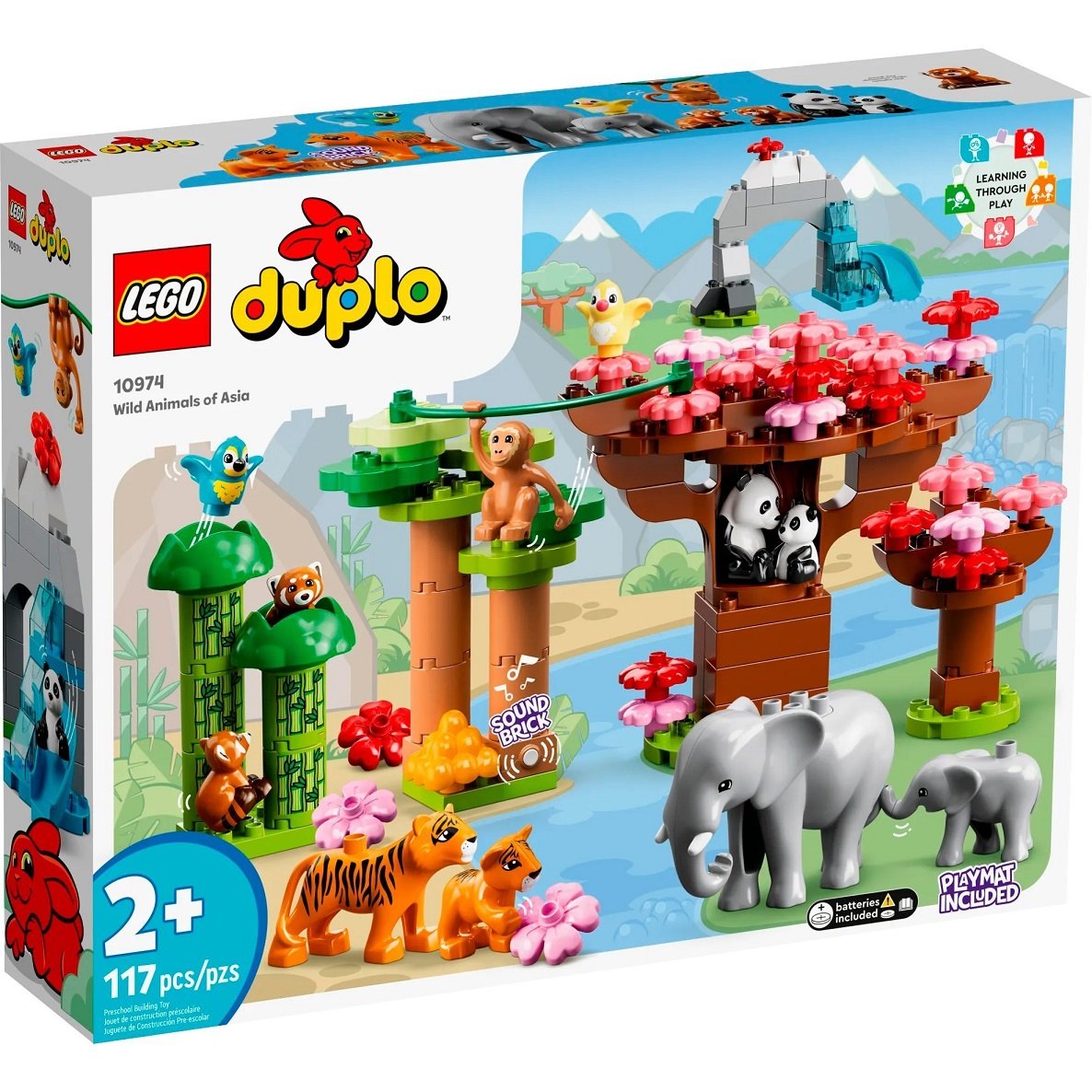 Конструктор LEGO DUPLO Дикі тварини Азії, 117 деталей (10974) - фото 2