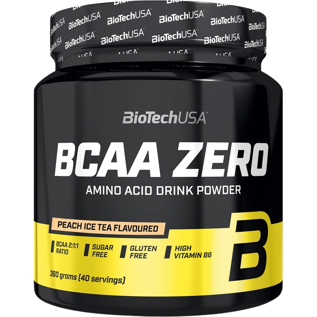 Аминокислота BioTech BCAA Zero Ice tea-peach 360 г - фото 1