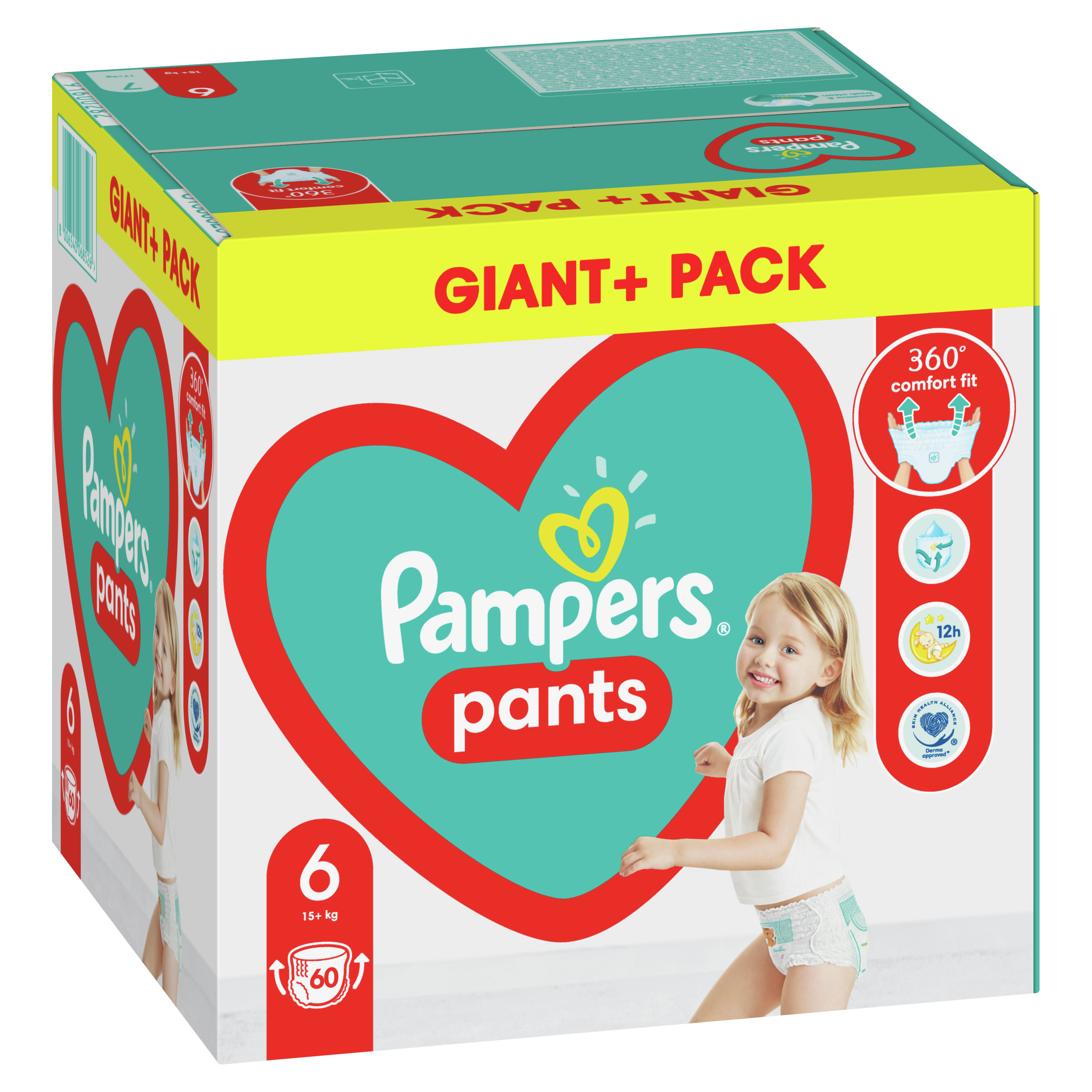Підгузки-трусики Pampers Pants 6 (15+ кг), 60 шт. - фото 3